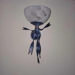 Ferforje Duvar Apliği Vintage