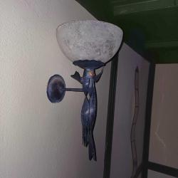 Ferforje Duvar Apliği Vintage