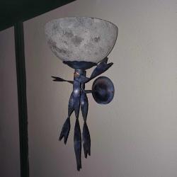 Ferforje Duvar Apliği Vintage