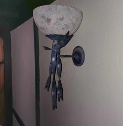 Ferforje Duvar Apliği Vintage