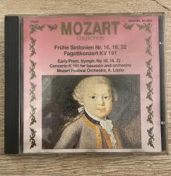 Mozart Collection Frühe Sinfonien Nr. 16,18,22 Fagottkonzert Kv 191  Cd (Orjinal Dönem Baskı)