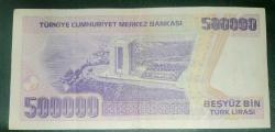 TÜRKİYE    500,000  TL   KAĞIT PARA