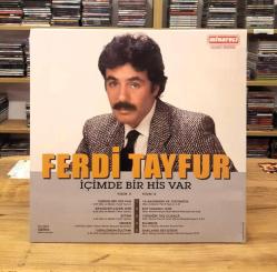 FERDİ TAYFUR İÇİMDE BİR HİS VAR PLAK 33 LÜK JELATİNLİ MİNARECİ ALMANYA BASKI