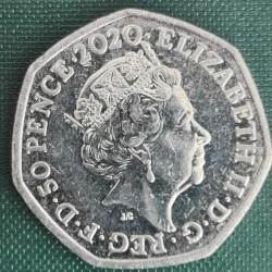 İNGİLTERE   2020    50  PENCE   HATIRA   Brexit