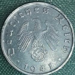 NAZİ ALMANYASI  1941 B      10  PFENNIG
