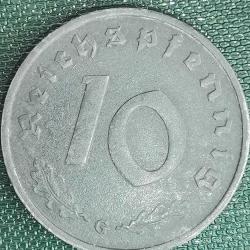 NAZİ ALMANYASI  1942 G      10  PFENNIG
