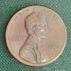 AMERİKA  1988   1  CENT