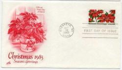1985 USA Noel  Yılbaşı FDC