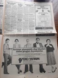 Hürriyet Gazetesi - Turkish Newspaper - 19 Ocak 1982 - Fransız Danıştayının kararı Türkiye'de Ermenilere baskı yapılmıyor - sandık cinayetinin faili Banu Ergüder cezaevinden çıktı - Haydar Acar Banu Ergüder'i cezaevinde sevdi Fotoğrafı - ASALA Türk konsolosluğunu işgal eden ve bir süredir açlık grevi yapan 4 teröristle ilgili olarak Fransa'ya yeni tehditler savurdu - çalınan silahlar hakkında Birleşmiş Milletlerden açıklama bekliyoruz - KTFD eski Maliye Bakanı Rüstem Tatar'ın 3 yıla kadar hapsi isteniyor - 1 milyarlık Hora Gemisinin altı midye bağladı - Güler Sabancı kendime ayıracak zamanım yok Fotoğrafı - çökertilen Apocu'lardan aranan sadece 65 kişi kaldı - Apocuların lideri Abdullah Öcalan da arananlar arasında Fotoğrafı - 7662 anarşist aranıyor - 16 yaşındaki çekiççimiz Murat Elçin'e ünlü Alman atletizm otoritesi Robert Keil hayran kaldı Fotoğrafı - antalyalılar Galatasaray'ı gördüğü yerde alkışlıyor - Erhan Önal Fenerbahçe'de - Ornella Muti seks kokan afiş yüzünden  dava açtı