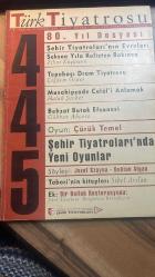 TÜRK TİYATROLARI DERGİSİ - 80.YIL DOSYASI SAYISI - 1995