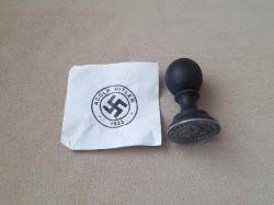 İKİNCİ DÜNYA SAVAŞI ALMANYA - NAZİ ADOLF HİTLER ASKERİ MÜHÜR - ROZET - MADALYA C3850