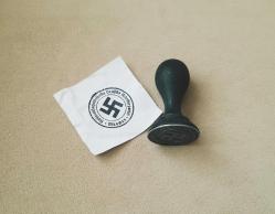 İKİNCİ DÜNYA SAVAŞI ALMANYA - NAZİ ASKERİ MÜHÜR - ROZET - MADALYA C3853