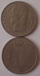 BELÇİKA 1962 1 FRANK