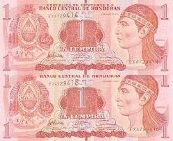 2001 YILI HONDURAS 1 LEMPIRAS  ÇİL