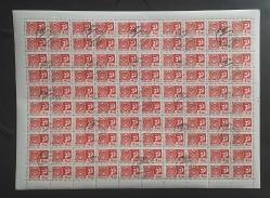 Rusya 1966 RESMİ 1 adet 4K Kleinbogen 100 lük Blok damgalı ,Nadir.