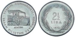 1970 Yılı 2.5 Lira Saban Kılıçtan Üstündür