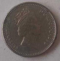İNGİLTERE 1990 5 PENCE