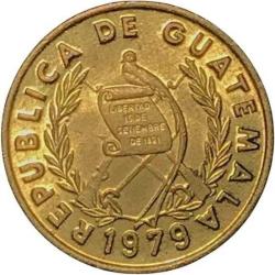 LOT.2 » Guatemala 1 centavo, 1979 Çil Nadirlik 