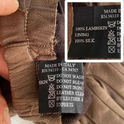 Vintage PRADA İtalya Kuzu Derisi Bayan Deri Eldiveni