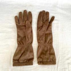 Vintage PRADA İtalya Kuzu Derisi Bayan Deri Eldiveni
