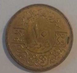 SURİYE 10 PİASTRE 1965