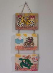 EL YAPIMI AHŞAPTAN DUVAR SÜSÜ. KONDİSYON YÜKSEK KOLEKSİYONLUK NADİR