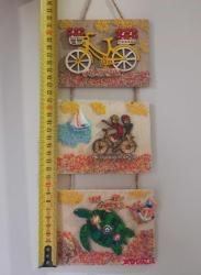 EL YAPIMI AHŞAPTAN DUVAR SÜSÜ. KONDİSYON YÜKSEK KOLEKSİYONLUK NADİR