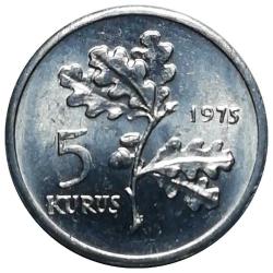 1975 Yılı 5 Kuruş FAO Aile Planlaması ÇİL (+)