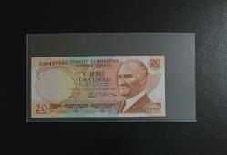 6.EMİSYON NADİR B SERİSİ 20 LİRA ÇİL KONDİSYONDA