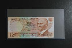 6.EMİSYON NADİR B SERİSİ 20 LİRA ÇİL KONDİSYONDA