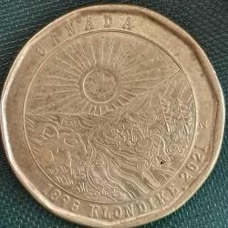 KANADA   2021    1  DOLAR  HATIRA 125th Anniversary - Klondike Gold Rush