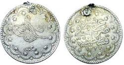 LOT.10 » Osmanlı İmp. M.Reşad 1327/2 Gümüş 5 Kuruş 6.01 gr Kulptan Çıkma