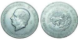 LOT.9 » Meksika 10 Peso, 1956 Gümüş 28.88 gr