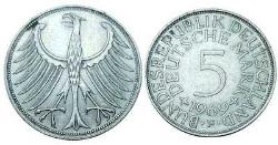 LOT.5 » Almanya 5 Mark, 1965 Gümüş 11.20 gr