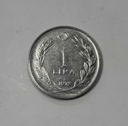 1972 1 Lira Acmonital – Çil Kondisyonda Koleksiyonluk Madeni Para