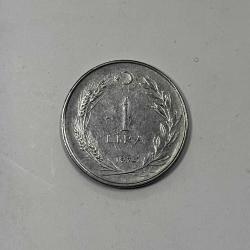 1974 1 Lira Acmonital – Çilaltı Kondisyonda Koleksiyonluk Madeni Para
