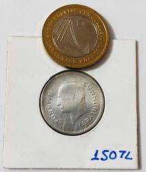 1936 Ata 50 Kuruş Gümüş..