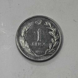 1975 1 Lira Acmonital – Çilaltı Kondisyonda Koleksiyonluk Madeni Para