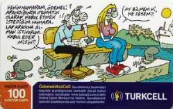 K = TURKCELL * KAZI  KONUŞ  KARTI * 16  A ( ÖDEMELİ  ARA CELL ) 100  KONTÖR