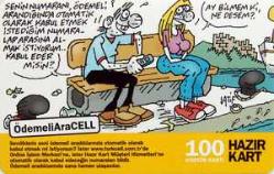 K = TURKCELL * KAZI  KONUŞ  KARTI * 16  ( ÖDEMELİ  ARA CELL ) 100  KONTÖR
