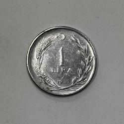 1977 1 Lira Acmonital – Çilaltı Kondisyonda Koleksiyonluk Madeni Para