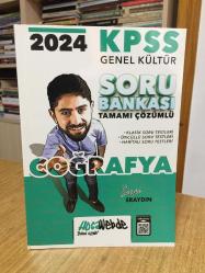 2024 KPSS Coğrafya Tamamı Çözümlü Soru Bankası HocaWebde Yayınları