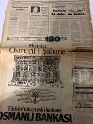 TERCÜMAN GAZETESİ - 24 ŞUBAT 1983 - SAYI:84 -(Turkish Newspaper) - Sadece Arkalı Önlü Tek Yapraktır - Bir Devir Aydınlanıyor - Talat Paşa’nın Gurbet Hatıraları-Talat Paşa-Sultan Reşad-Sait Arif Terzioğlu-Mehmet Faik Efendi-Hafize Hanım-Fevzi Özgür-Erkin Üstar-Abdülkadir Özgür-Figen Üstar-Mihal Teper-Osman Üstar-Rabia Üstar-Dürdüncü-Emine Üstar-Mehmet Tozar-Nimet Etüş-Mehmet Üstar-Fahir Akduman-Seher Akduman-Efser Şakar-Gülfer Yüksel-Remzi Gökgöz-Güner Yüzak-Nesip Dördüncü-Esin Birkirigiz-Bilsev Manav-Gülhiz Ünsal Tozar-Figen Zambakçı-Oktay Akduman-Nazmi Akduman-Şinasi Yüzbaşıoğlu-Ahmet Gazi Özgür-Esra Üstar-Sema Üstar-Rukiye Madelet Üstar-Mustafa Faik Üstar-Yusuf İzzettin Efendi-Mithat Şükrü-İmren Aykut-Döküman Kumaş-Tercüman-BİR DEVİR AYDINLANIYOR-BELGELERİN DİLİ İLE ŞER ORTAKLIĞI-ACI KAYBIMIZ-MALİYE BAKANLIĞI'NDAN-TÜRK EĞİTİM VAKFI GENEL MÜDÜRLÜĞÜ-TERCÜMAN İKTİSAT-OPEC-Bank-ı Osman-i Şahane-TÜRK BANKACILIĞINDA 120 YIL-TÜRKİYE'NİN EN ESKİ BANKASI OSMANLI BANKASI-TALAT PAŞA'NIN gurbet