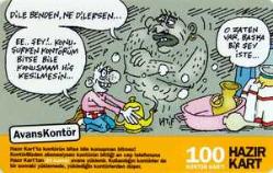 K = TURKCELL * KAZI  KONUŞ  KARTI * 08 ( AVANS  KONTÖR ) 100  KONTÖR