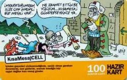 K = TURKCELL * KAZI  KONUŞ  KARTI * 06 ( KISA  MESAJ  CELL ) 100  KONTÖR
