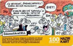 K = TURKCELL * KAZI  KONUŞ  KARTI * 03 ( ÖDEMELİ  ARA  CELL ) 100  KONTÖR