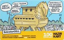 K = TURKCELL * KAZI  KONUŞ  KARTI * 02 ( SEKRETER  CELL ) 100  KONTÖR