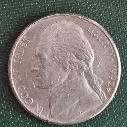 AMERİKA   1992 P   5  CENT
