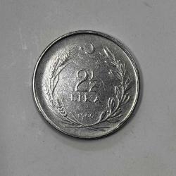 1966 2,5 Lira Acmonital – Çilaltı Kondisyonda Koleksiyonluk Madeni Para
