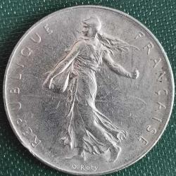 FRANSA  1974   1 FRANK